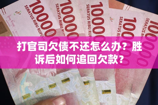 北京打官司欠债不还怎么办？胜诉后如何追回欠款？