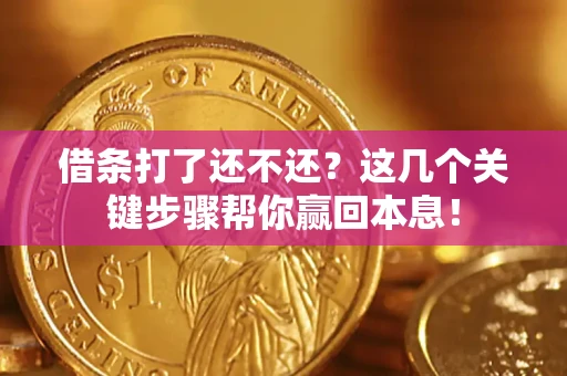 北京借条打了还不还？这几个关键步骤帮你赢回本息！