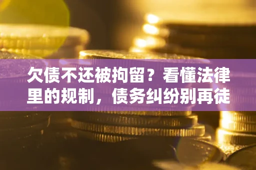 北京欠债不还被拘留？看懂法律里的规制，债务纠纷别再徒劳奔波