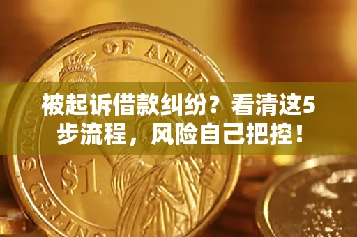 北京被起诉借款纠纷？看清这5步流程，风险自己把控！