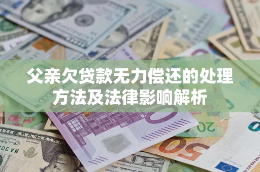 北京父亲欠贷款无力偿还的处理方法及法律影响解析